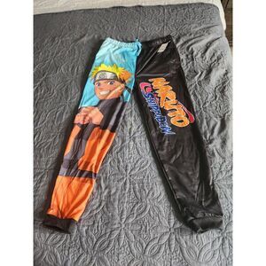 Naruto Pajama Pants Lounge Sleep Shippuden Anime Kanji